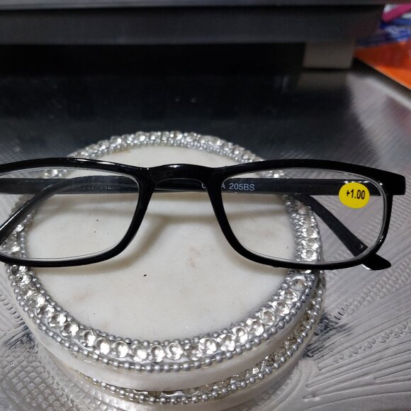 Simple Foster Grant MS0521 Brandon Black Readers 1.00 Power Simple Black BUNDLE - Picture 14 of 16